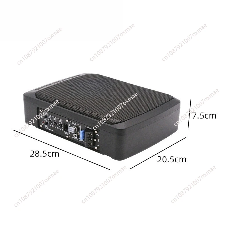 Car Subwoofer Amplifiers Speaker 20~160Hz Frequency Ultra Slim Under-Seat Powered Subwoofer Horn 12V Universal