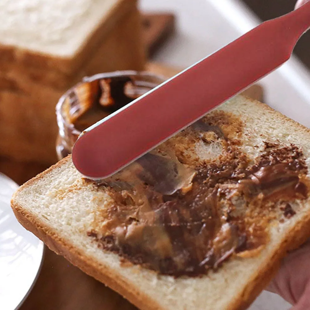 

4pcs Silicone Baking Tools Cake Cream Scraper Smooth Mixing Bowl Spatula For Butter Pastry Dessert Making Black