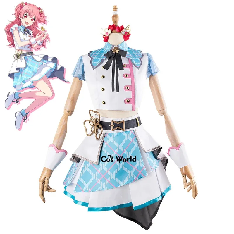 مشروع Sekai الملونة المرحلة الفذ المزيد من القفز 3rd الذكرى Hanasato Minori Momoi Airi ملابس أنيمي تأثيري ازياء