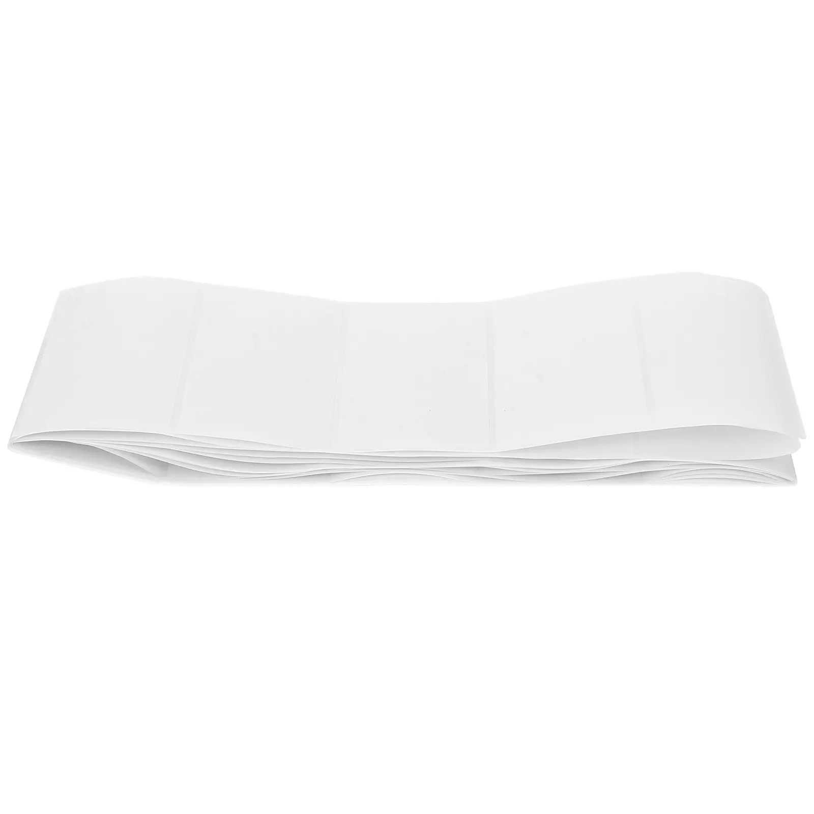 

100Pcs White Self Adhesive Labels Copperplate Paper 80x50mm Rounded Corner Sticker Labels for Address Mailing Office