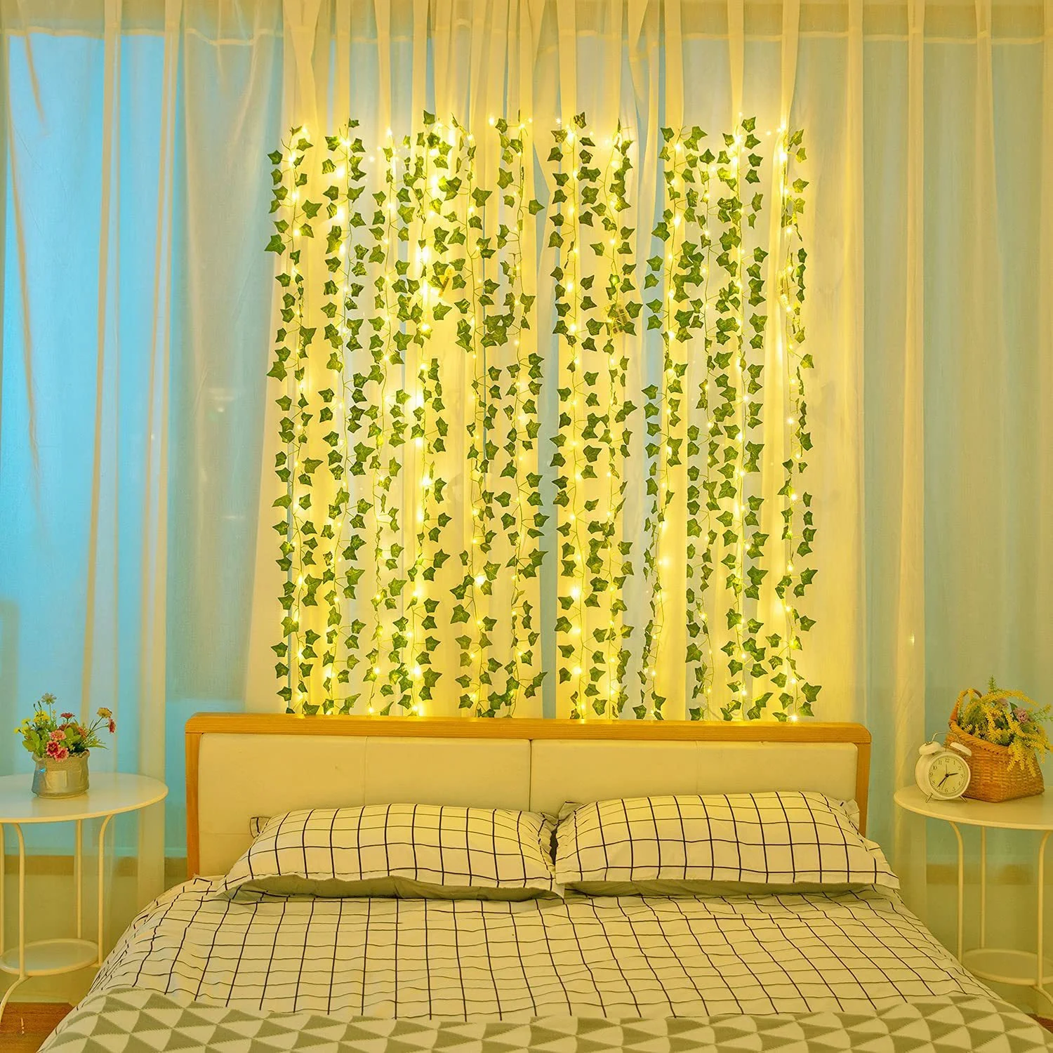 

Battery Box Festoon Artificial Maple Leaves LED String Lights Wedding Garland Fairy Garland Lamp for Garden Outdoor Decoration