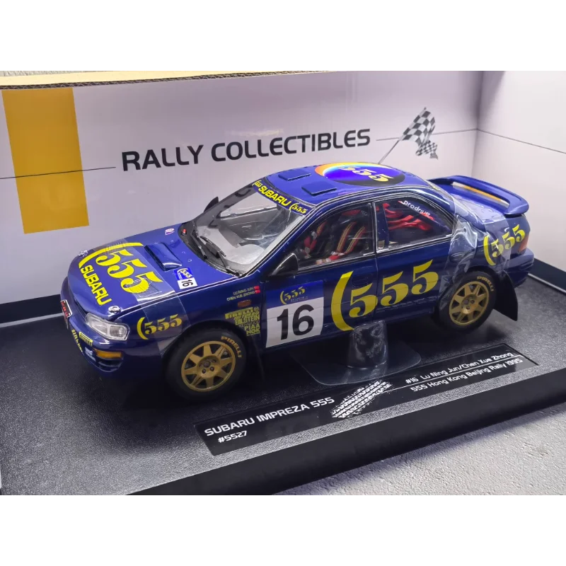 

Diecast Sunstar 1/18 Scale Subaru Imprex WRC Lu Ningjun 1995 Rally Alloy Car Model Collectible Toy Gift Souvenir Display