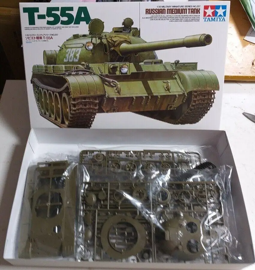 

Русский средний танк Φ Tamiya 1/35 набор пластиковых моделей 35257 моделирование