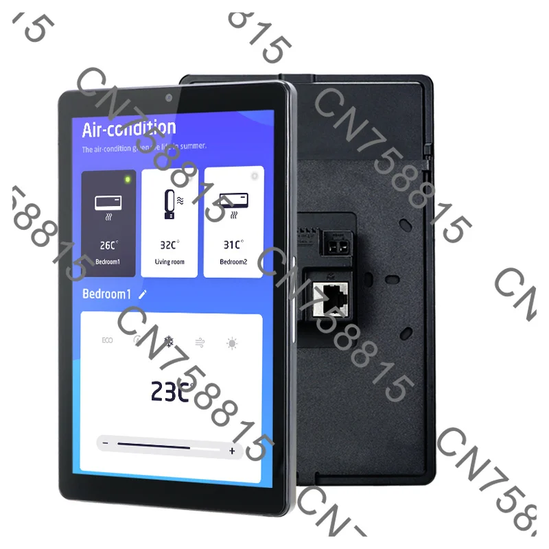 With home automation light sensor, YC-SM08P 8-inch RK3566 quad-core Android 11 wireless remote control switch on the wall