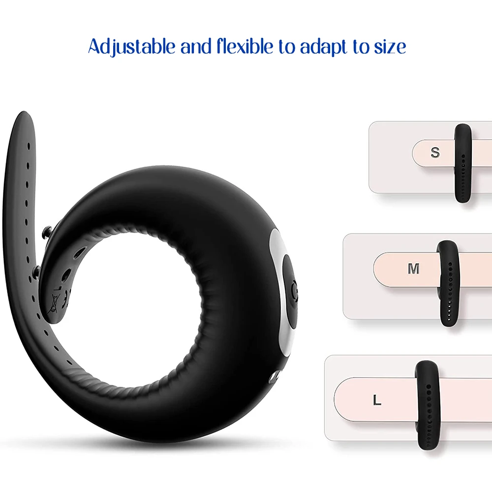 Vibrating Cock Ring Sex Toys for Men Silicone Penis Ring Remote Control Vibrator 10 Vibrations Recharge waterproof Penis Ring