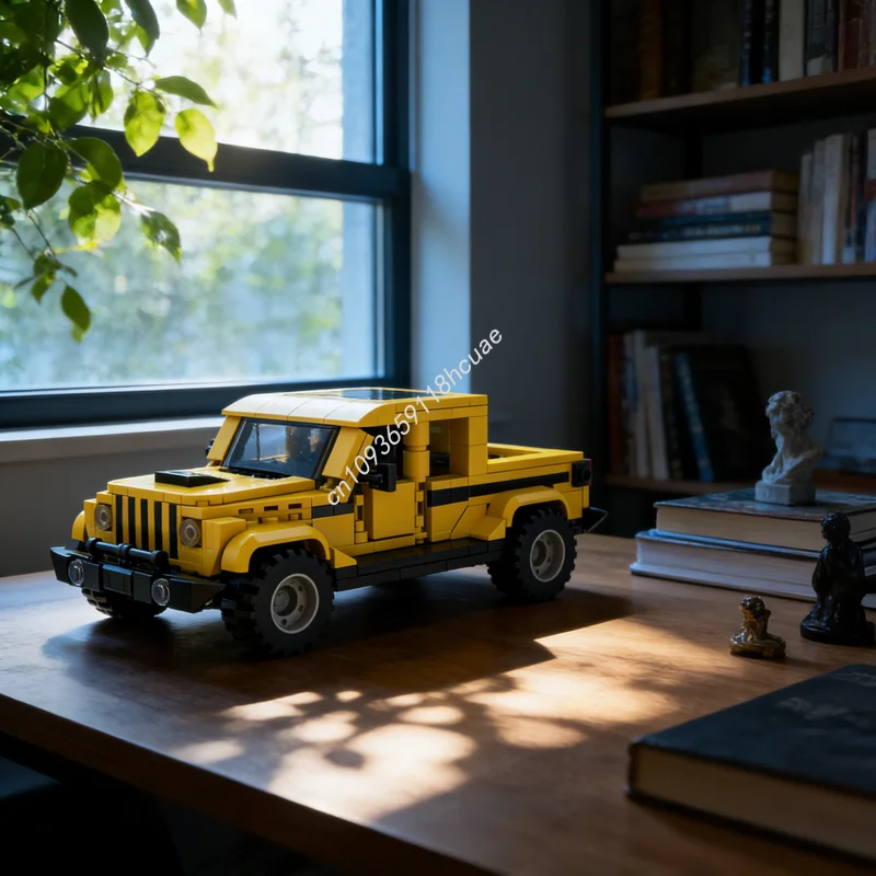 326 pièces MOC Jeepped Gladiator JT City Champions Modèle de construction en blocs Jouets d'architecture Cadeaux de Noël Idée créative Éducation