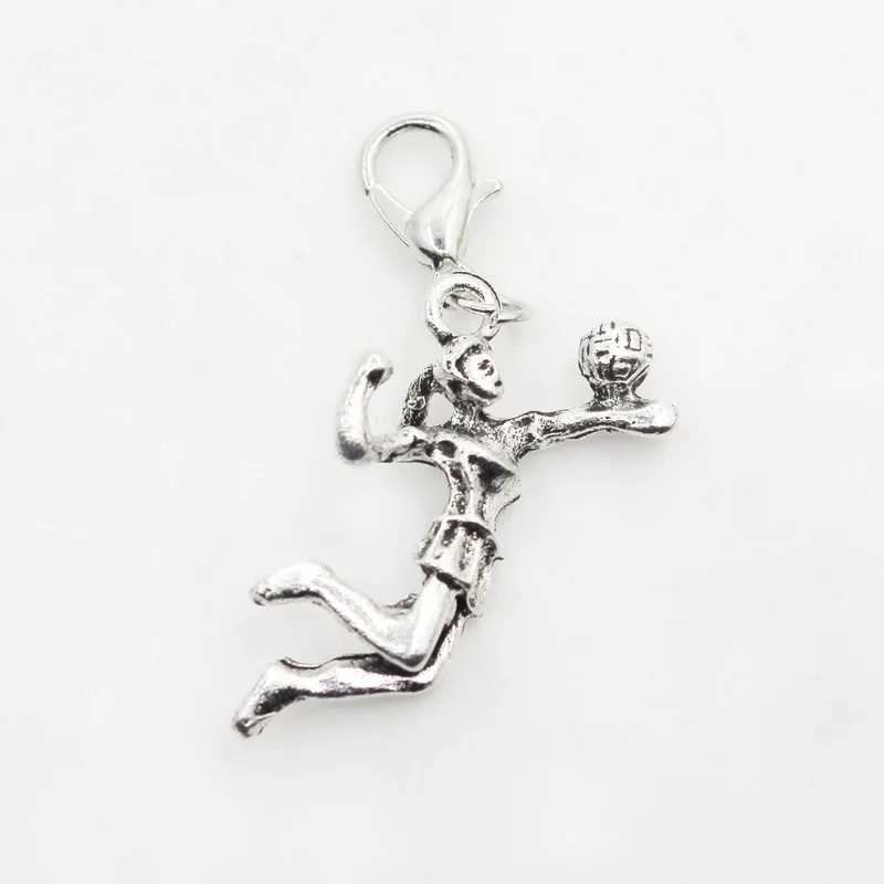 Оптовая продажа, 20 шт., волейбол, хоккей с шайбой, гимнастика, мотоцикл, спорт, висячие застежки-омары, подвески, сделай сам, ювелирные аксессуары Оптовая продажа, 20 шт., волейбол, хоккей с шайбой, гимнастика, мотоцикл, спорт, висячие застежки-омары, подвески, сделай сам, ювелирные аксессуары