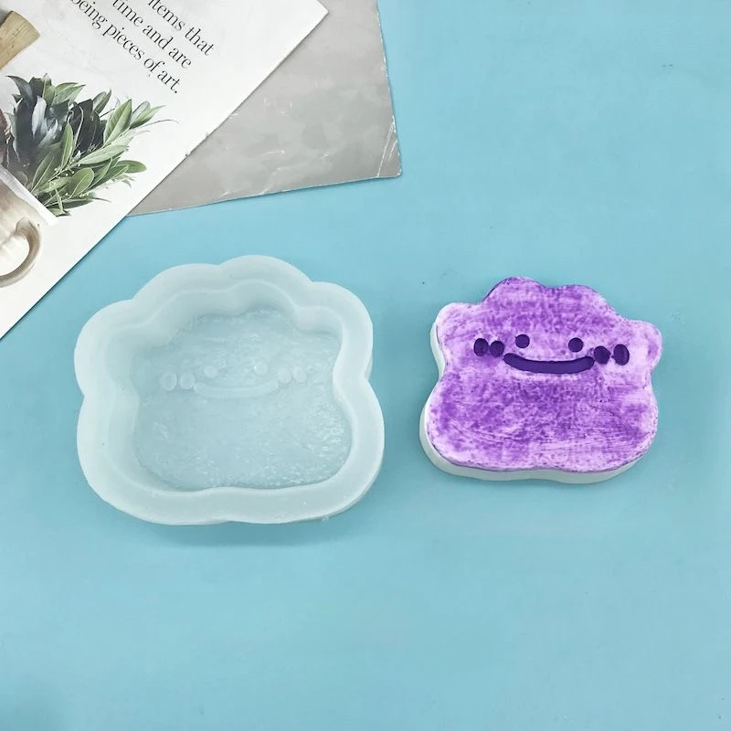 Pokemon Ditto Molds Cartoon Silicone Mold DIY Cake Baking Decoration Chocolate Fudge Pudding Mould Kitchen Baking Cooking Tools