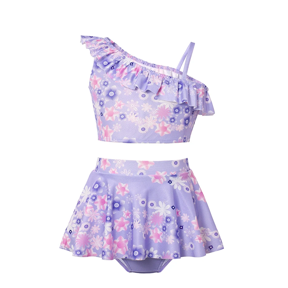 2024 Girls Summer Swimming Baby Bathing Suit Kids Swimwear Swimsuit Children Princess Costume