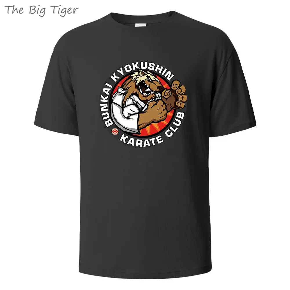 

Kyokushim Painting Breathable Cotton Mens Tee Short Sleeve Crew Neck Soft Fabric Comfort Fit Men's T-shirt Fashion Tops