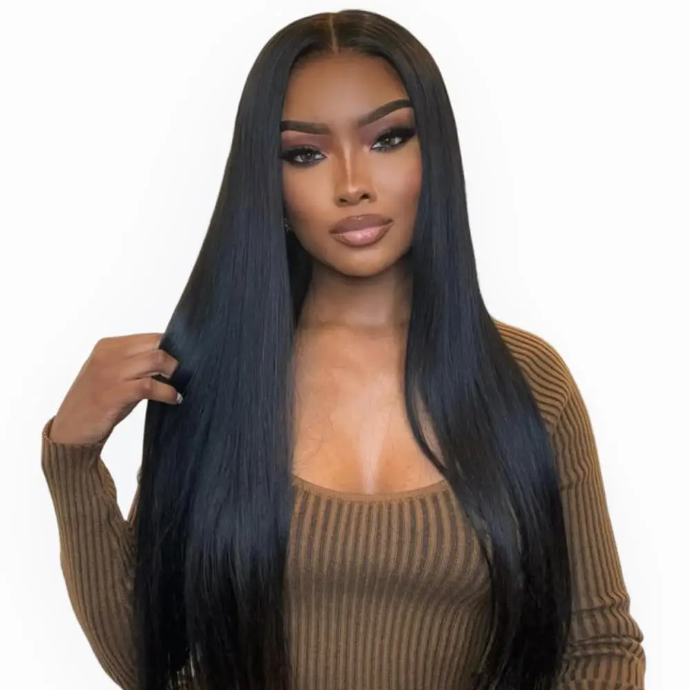

30inch Lace Front Wigs Human Hair 13x4 Straight Lace Front Wigs HD Transparent 200% Density Glueless Wigs For Black Women Pre Pl
