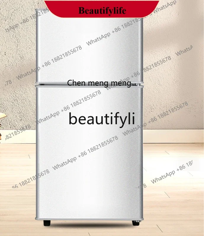 AB02  Refrigerator Multiple Specifications Freezer Refrigeration Double Door Household Small Refrigerator