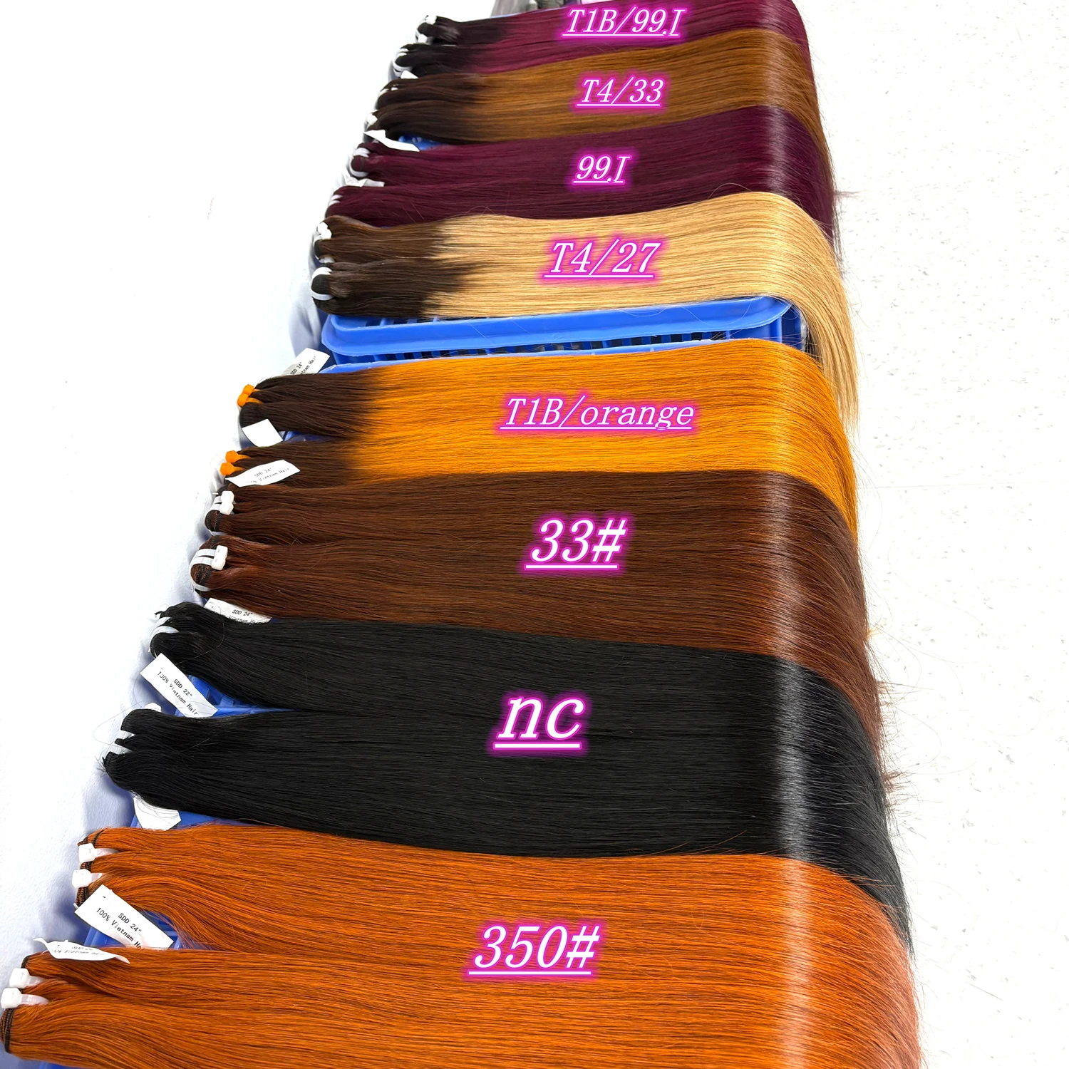 8-30inch 16A Raw Vietnamese Human Hair Bundles Colored Bone Straight 100% Human Hair Bundles Weave Deal Sew In Weft Extensions