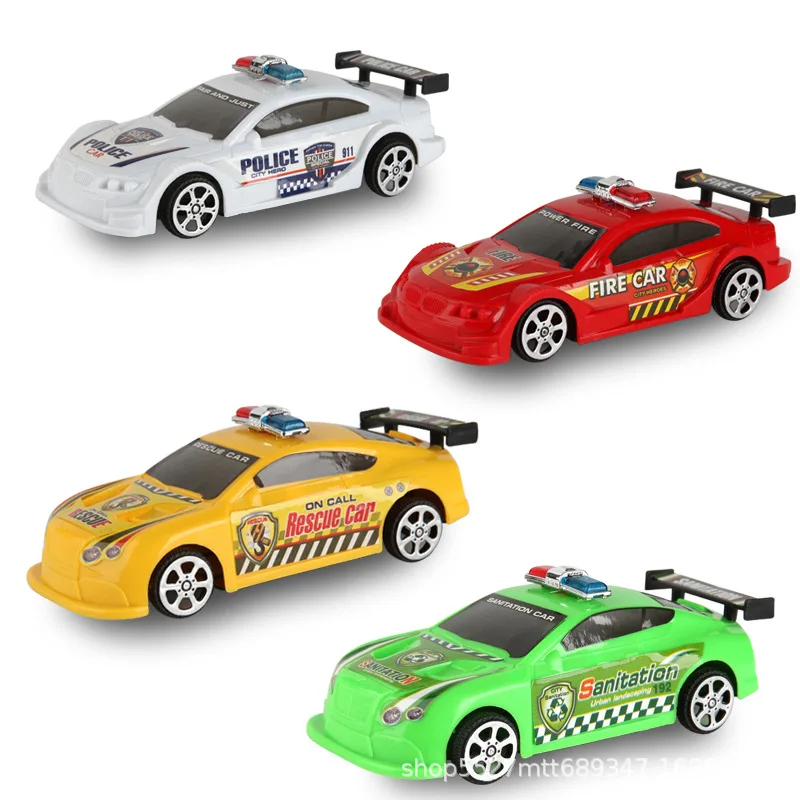 

1: 32 Simulation Return Force Police Car Mini Car Model Children's Boy Toy Car Set Toy