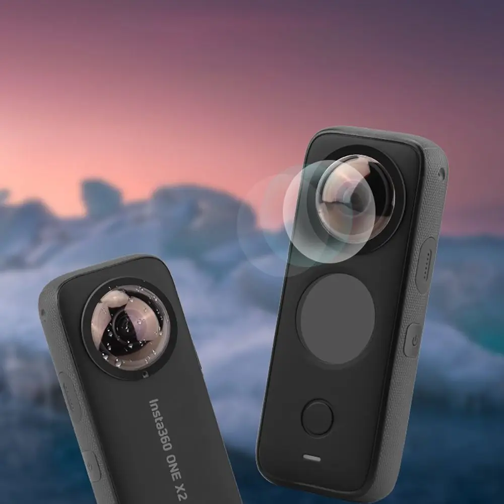 For Insta360 ONE X2 Sticky Lens Guards Dual-Lens 360 Mod For Insta 360 ONE X2 Protector Accessories New