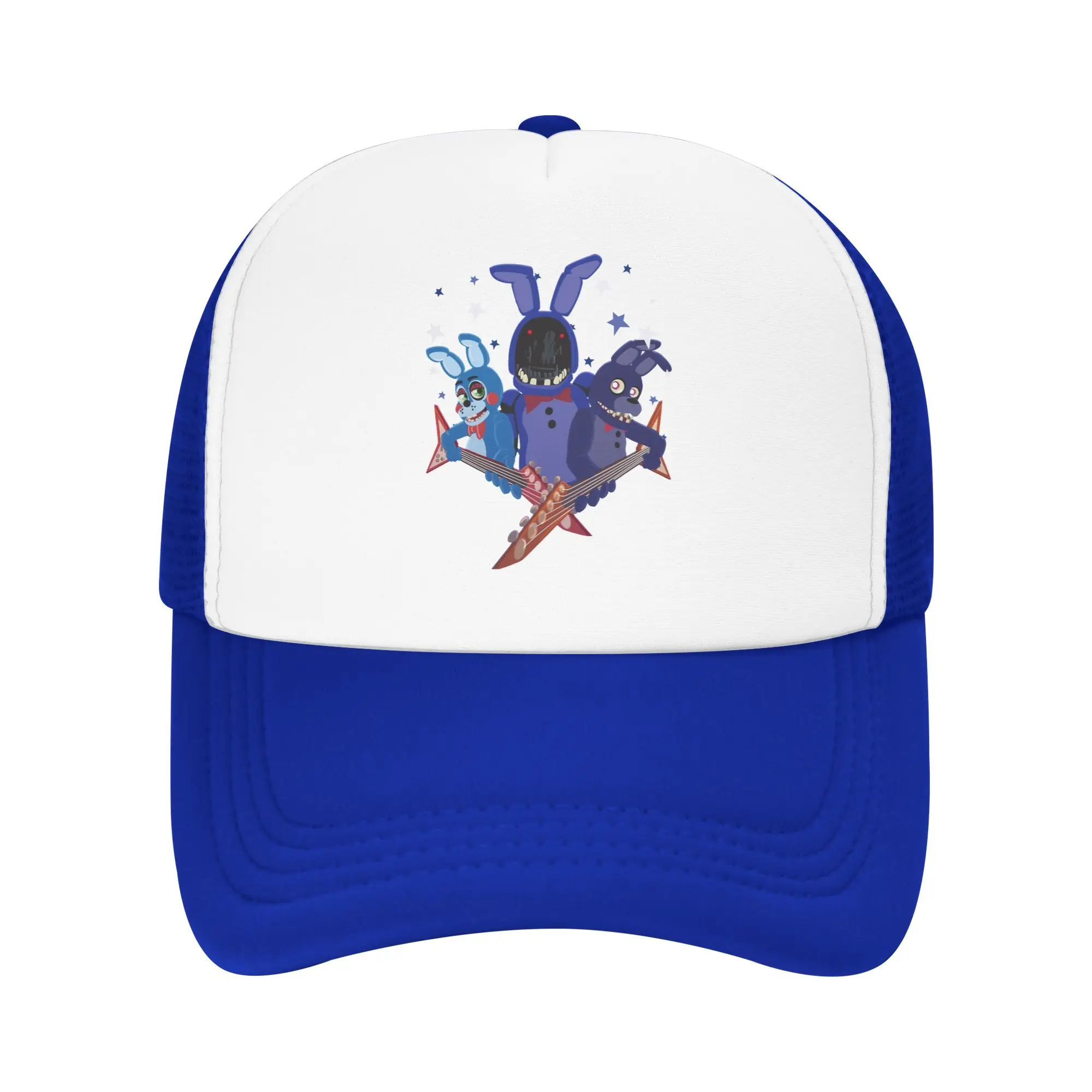 Boné de Beisebol FNAF At Freddy's We Love Bonnie Unissex, Chapéu de Sol Moderno, Boné Dad Hat Ajustável, Boné Trucker de Verão