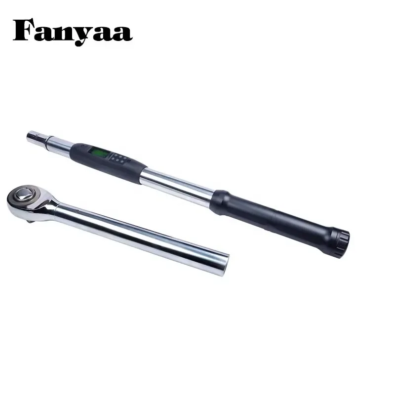 Chave de torque digital 1500nm, chave de soquete catraca de 1 polegada, ferramenta manual de liga, pré-conjunto métrico preciso, torção de pico, grande oem