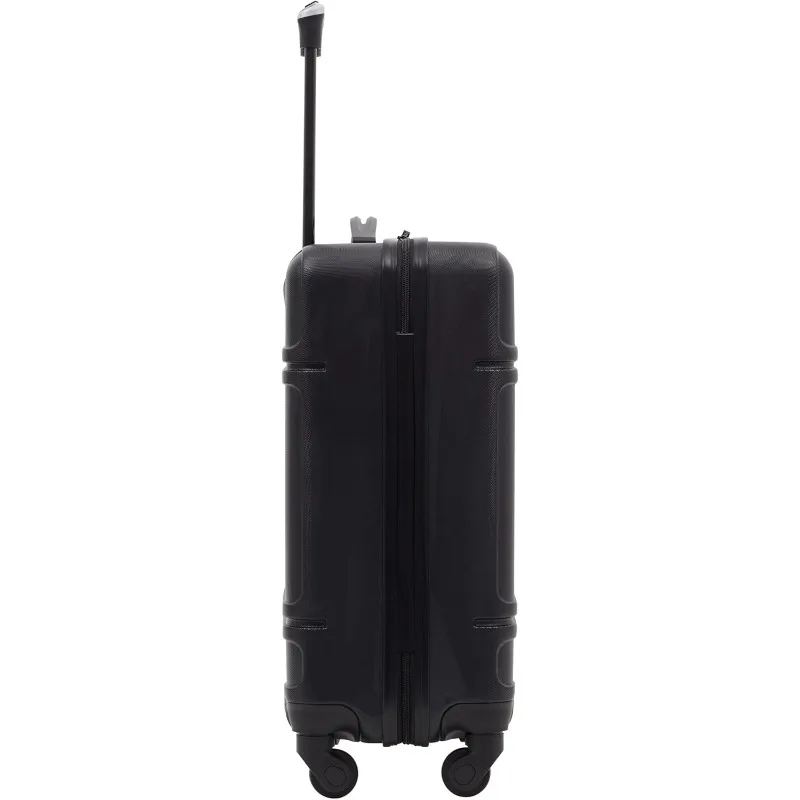 Skyline Spinner Luggage, Black, 20-Inch Carry-On