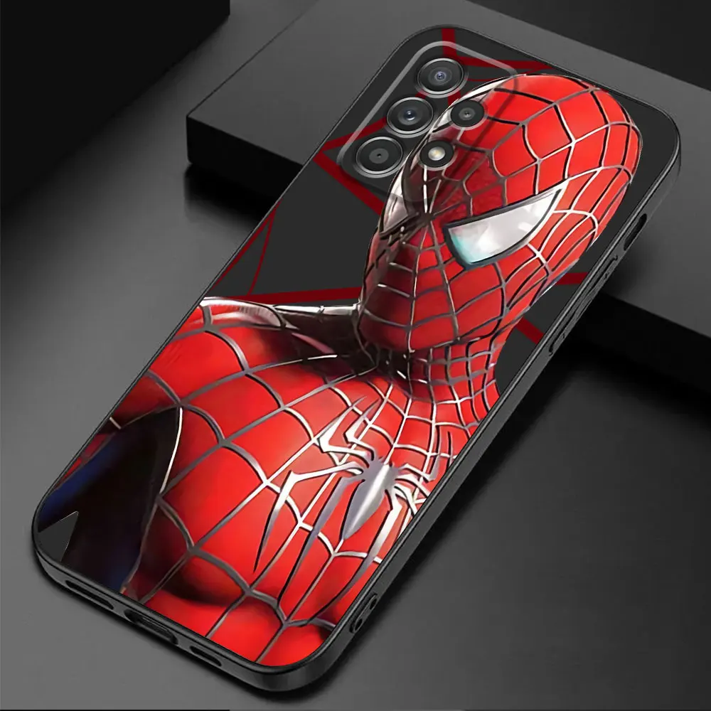 Marvel Spider Man Cover Phone Case for Samsung Galaxy A32 A42 A54 A24 A12 A14 A21s A11 A52 A22 A72 A33 A13 A73 A34 A53 A23