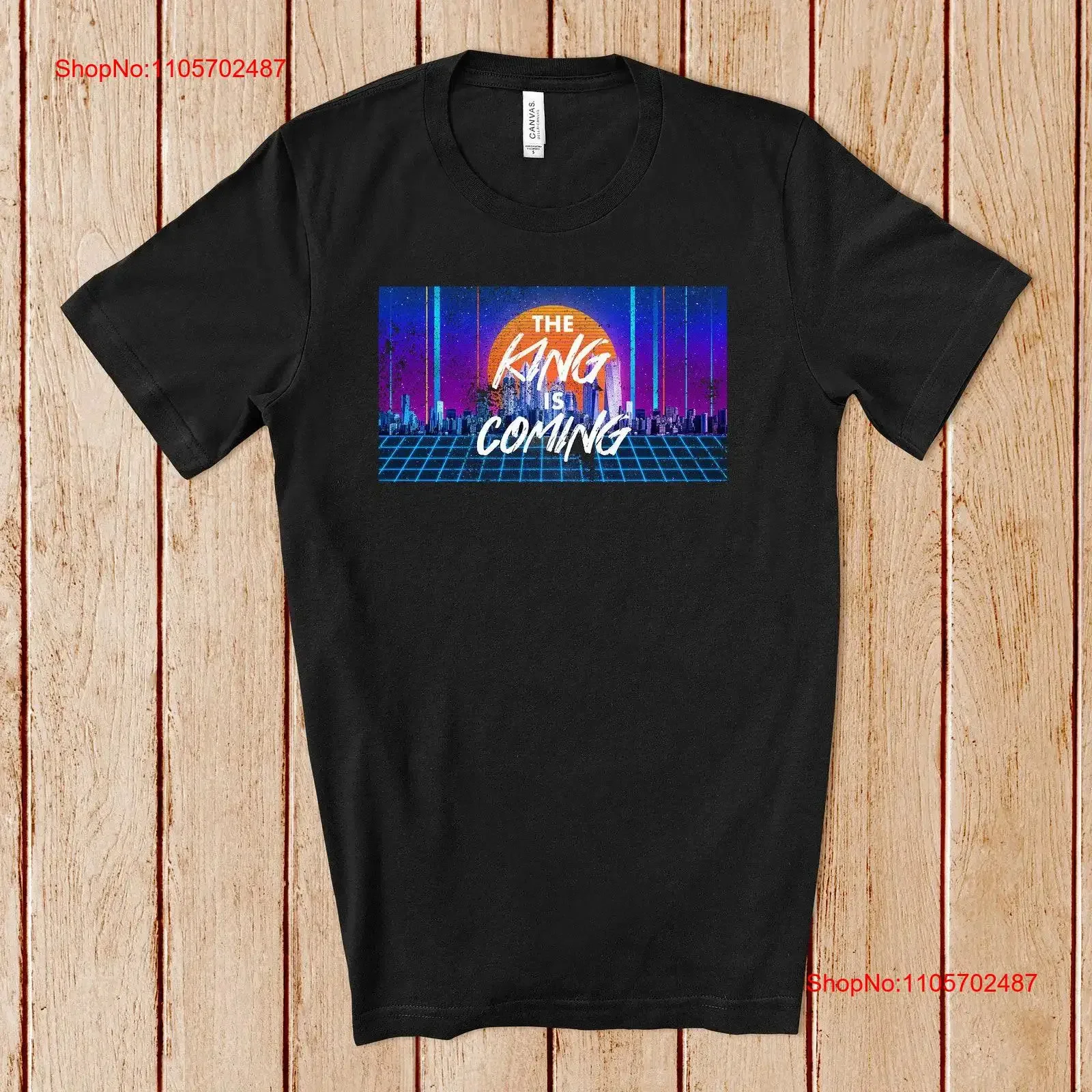The King is Coming T Shirt Christian for Men Reformed Apparel Trendy Theology s Christians vintage Washed Stylish Comfortable