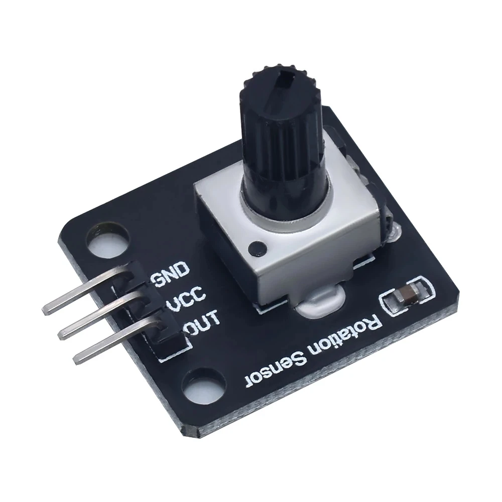 Rotary Encoder Module for Arduino Brick Sensor Development Round Audio Rotating Potentiometer Knob Cap EC11