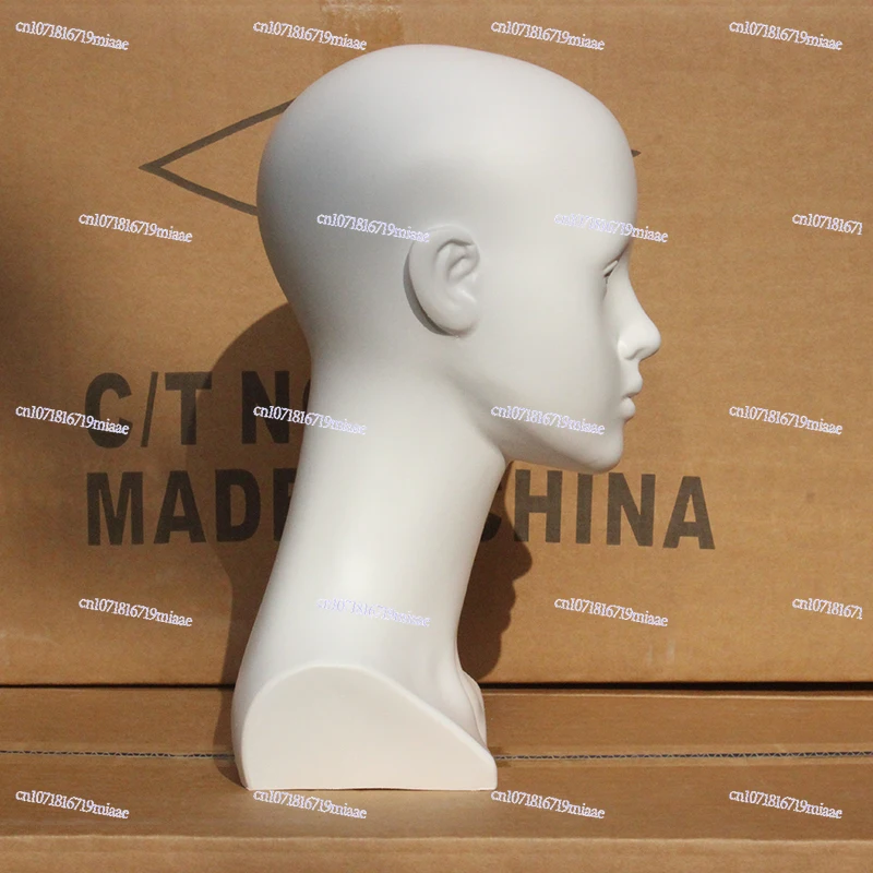 

Household Head Model Lady Hat Silk Scarf Eye Mask Mask Display Wig Model Prop Fake Model Dummy Head