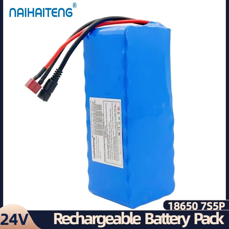 24V 13A 16A 18650 7S5P Rechargeable Li-ion Battery Pack For Folding Bike Scooters Below 750W Brand New Customizable