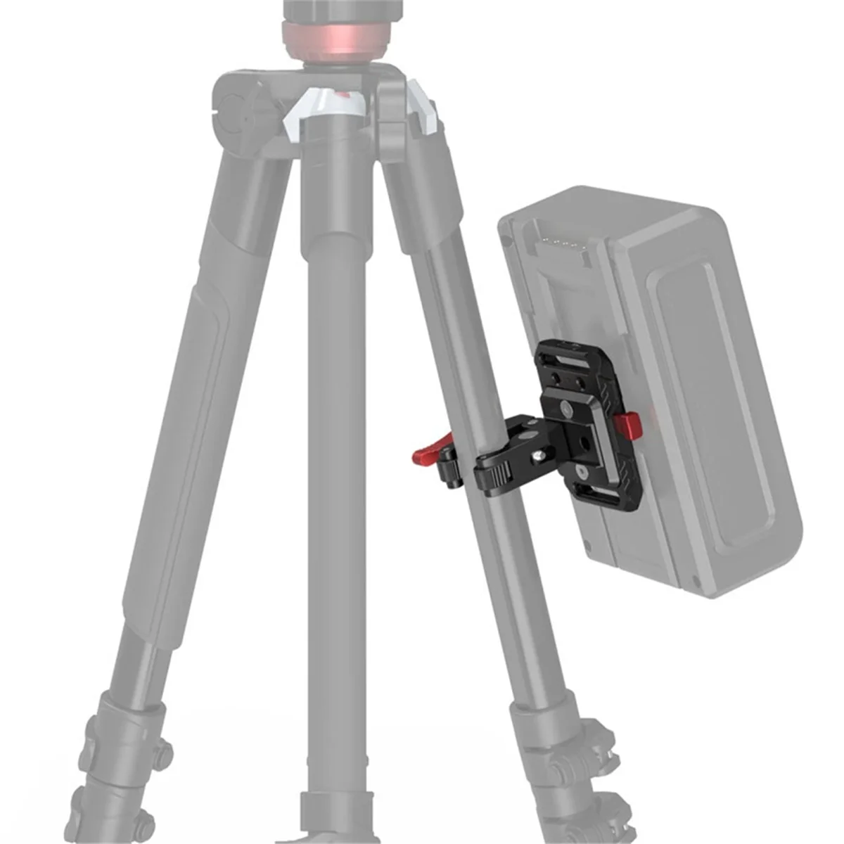 Mini V Mount Battery Plate V-Lock Mount Battery Plate with Crab-Shaped Clamp for Universal Camera Accessories