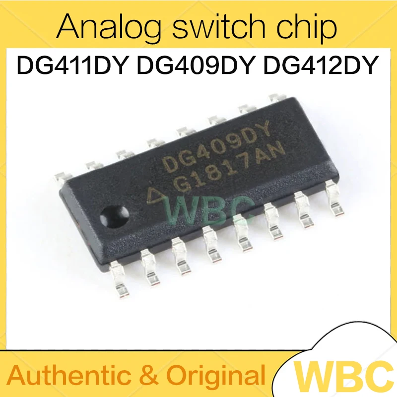 10Pcs/Lot DG411DYZ DG411DY DG409DY DG412DYZ DG412DY SOP-16 Analog Switch Chip new original