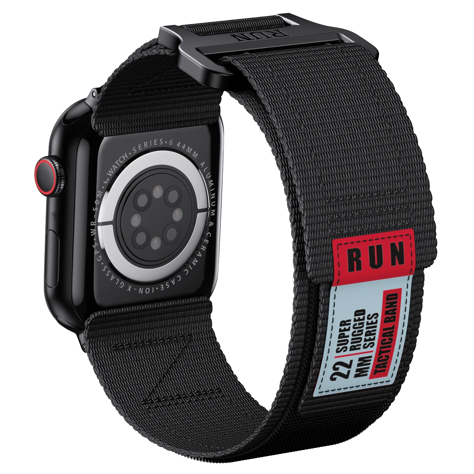 Ремешок нейлоновый для Apple Watch, регулируемый браслет для iWatch Ultra 49 мм Series 3 4 5 SE 678, 45 мм 41 мм 44 мм 40 мм 42 мм 38 мм