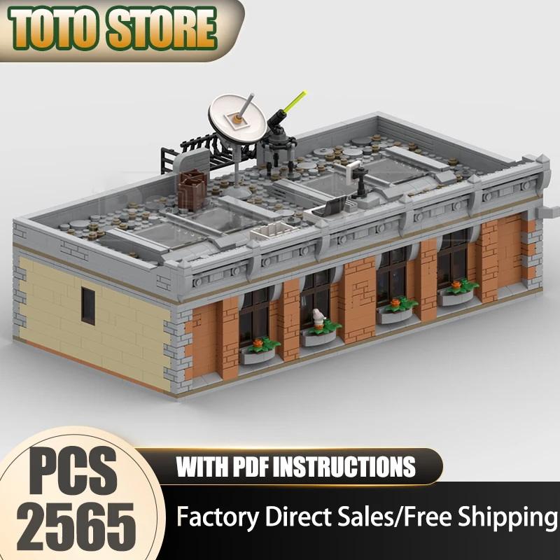 

Famous Scene Moc Building Bricks Prime-Time-Building Apartment Technology Modular Blocks Gifts Christmas Toys DIY Sets Assembly