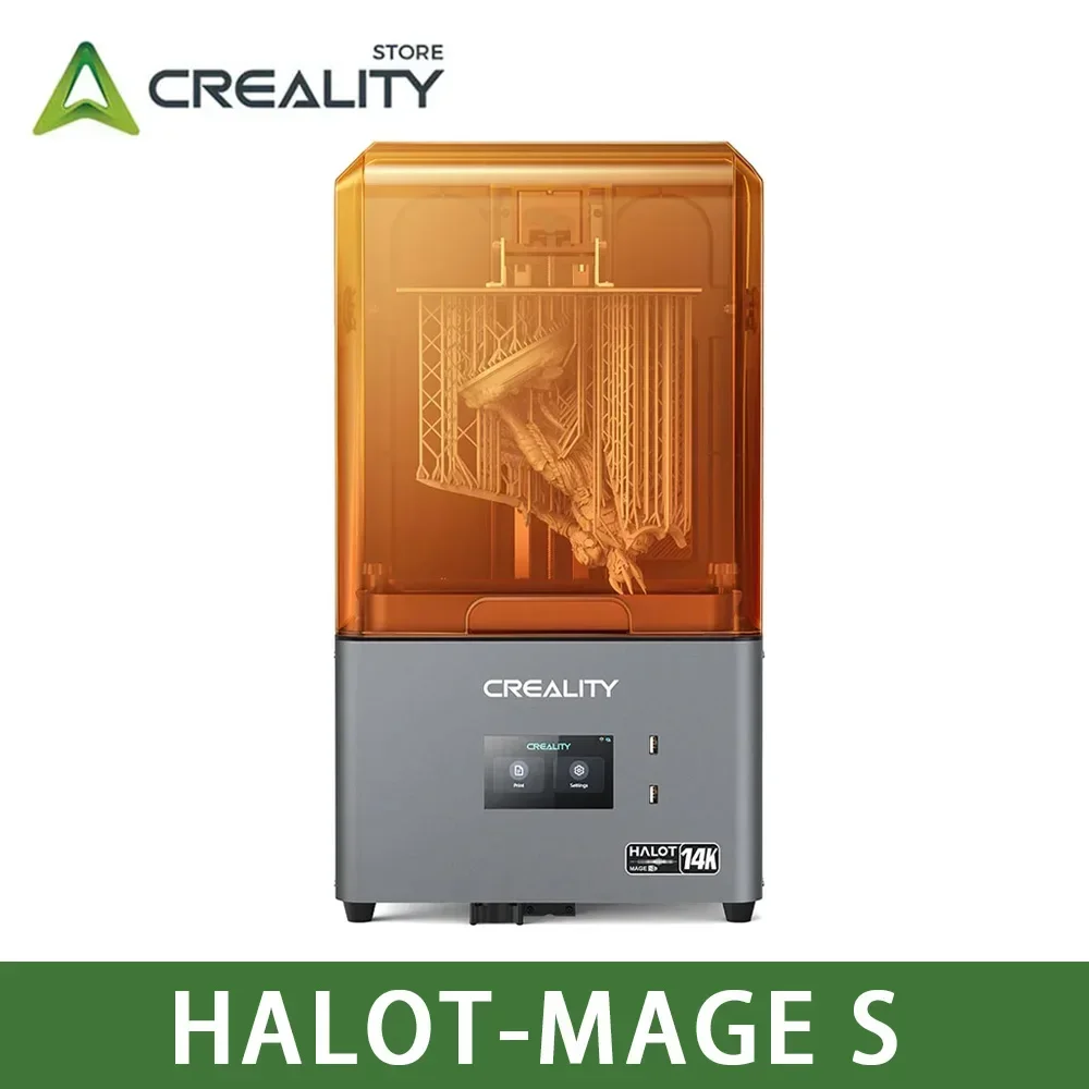 

CREALITY Original HALOT-MAGE S Resin 3D Printer 14K 13320*5120px Mono LCD 10.1" Printing 150mm/H Hyper-Speed 4.3" Touch Screen