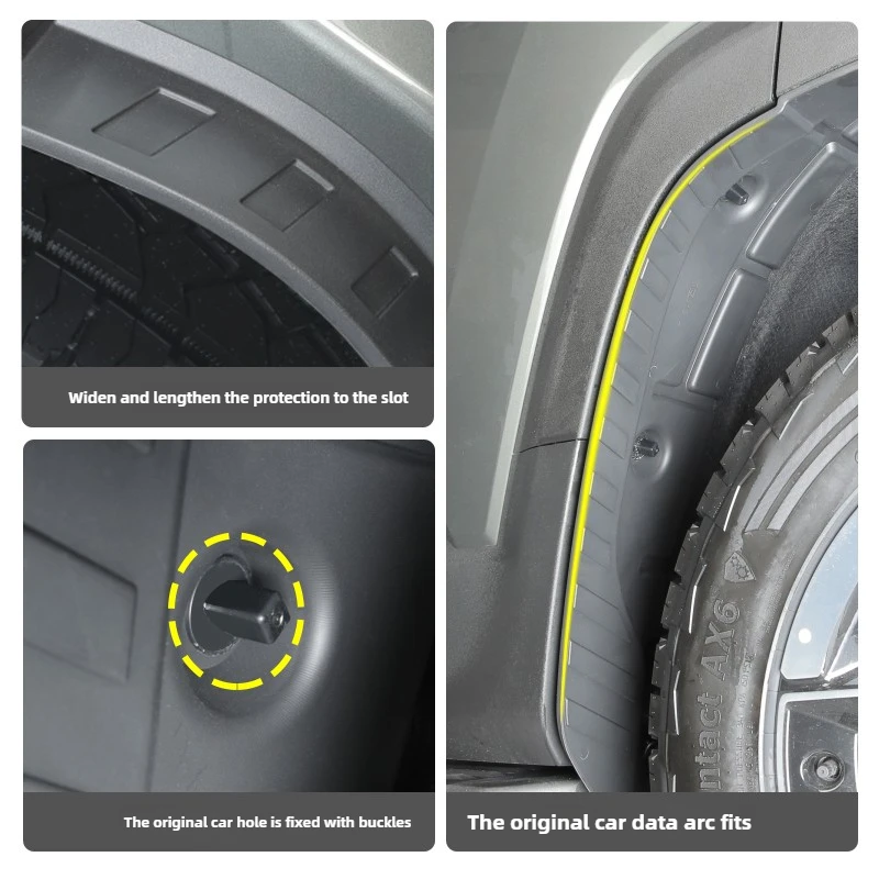 For Changan Deepal G318 Car Rear Wheel Lining Fender Exterior Parts Mudguards, Mud Flap Splash Guards Rear Wheel Fender Cover