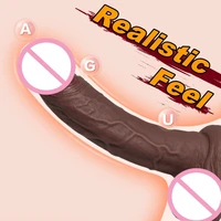 Realistic Super Big Soft Silicone Dildo with Strong Suction Cup Hands-Free Anal Masturbator G Spot Adult    Sex Toys For Woman - Image 3