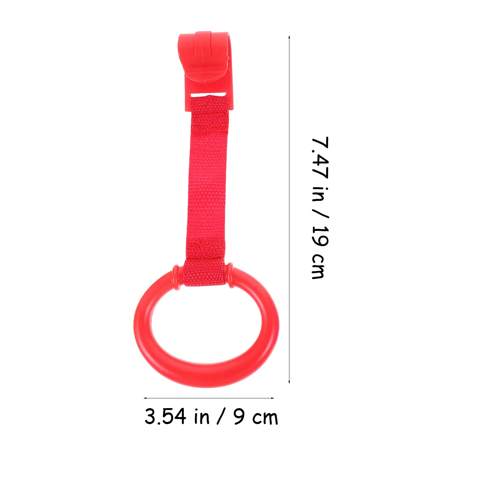 8 pezzi anelli per tirare il culla stand up piccoli strumenti colorati per l'addestramento dei bambini anelli per tirare il culla anelli per le mani del letto
