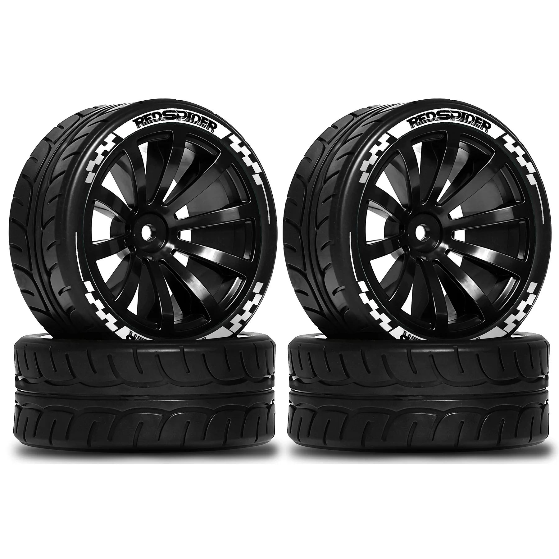 1/10 RC On-Road Wheel Tire Set 2.56