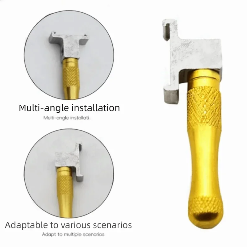 Durable Multifunctional. 2-in-1 Power Lever Multi Angle Flexibility Three Directions Bracing Boom Wrench Handle