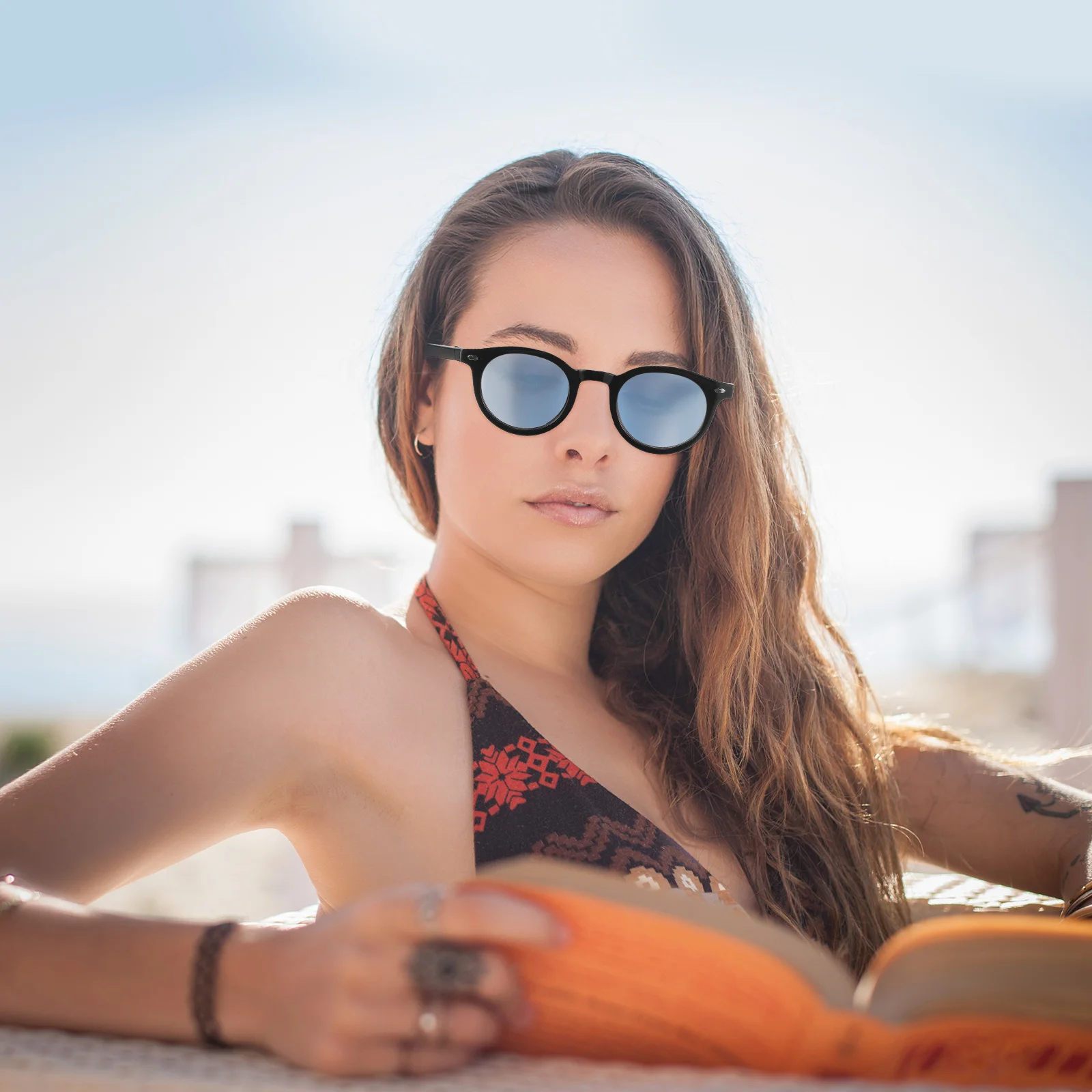 

Outdoor Sunglasses Uv Protection Lightweight Comfortable Stylish Round Cycling Eyewear Outdoor Sunglasses Sun Glasses