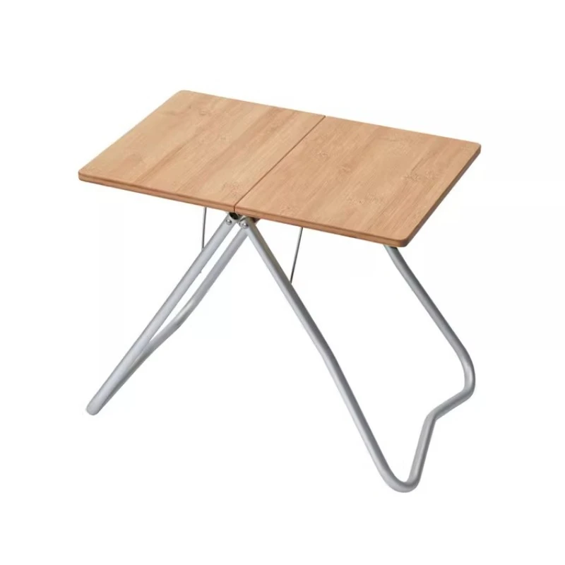 Stainless Steel Folding Table Fire Side Table Suitable for Picnic Barbecue