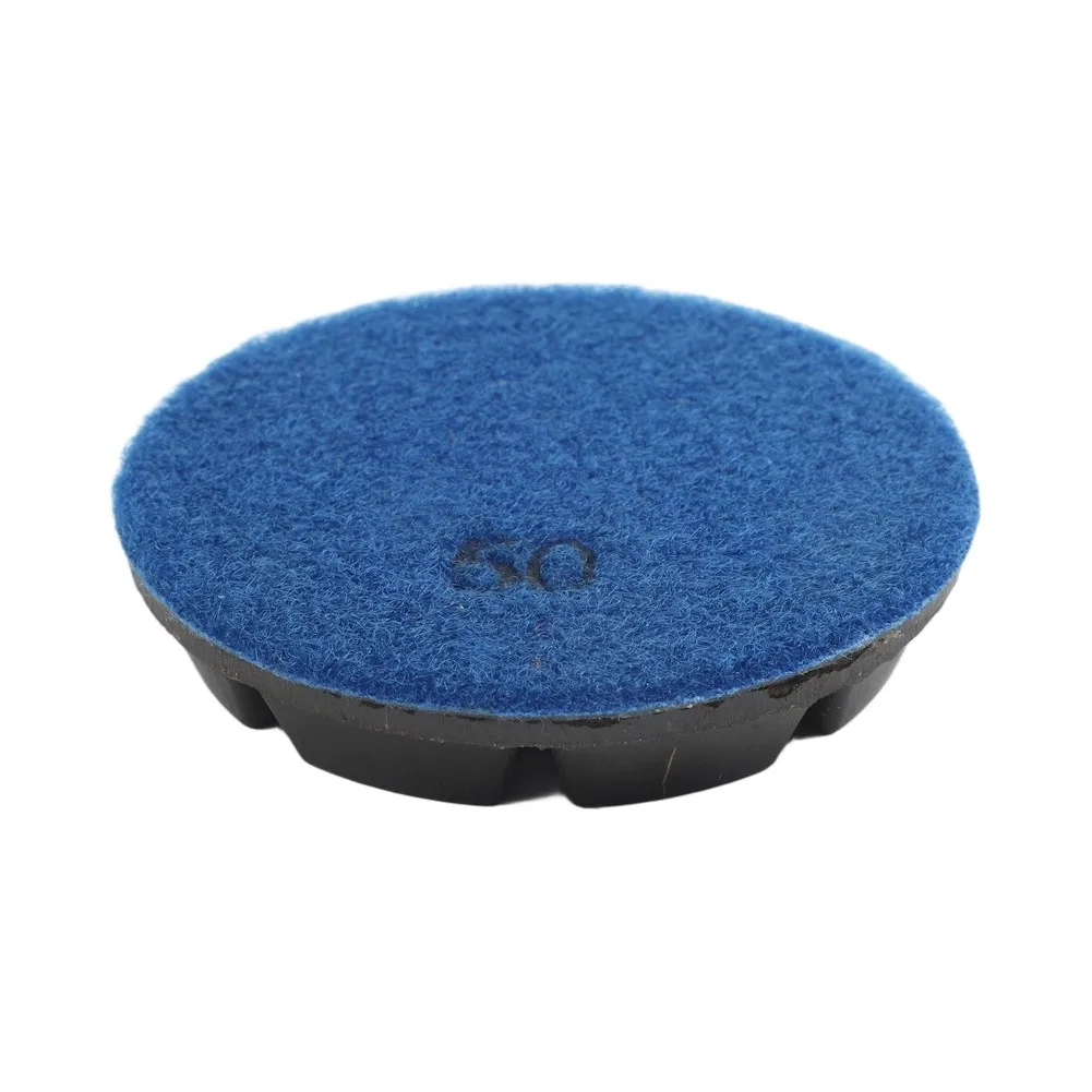 3inch Dry Polishing Pads for Granite Marble Concrete Grinding Disc with 4 Stage Emery Grits for Surface Scratch Removal