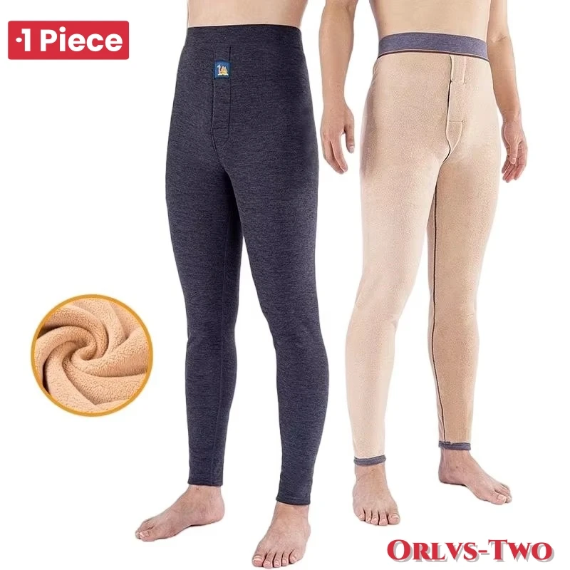 Thermal Underwear Men\'s Winter Clothes Fleece Keep Warm Pants Soft comfortable Underpants Sleepwear Breathable Thermo Leggings