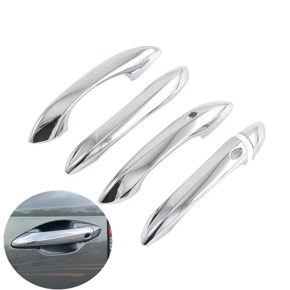 For Hyundai Tucson LFD 2021-2024 NX4 New Carbon Fiber Chrome Car Door Handle Cover Decor Trim Sticker Styling Accessories