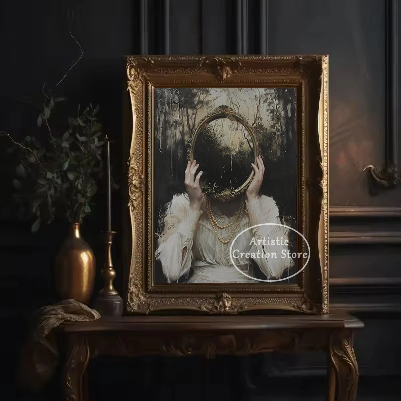 خمر الأكاديمية الداكنة القوطية الأميرة الخفافيش الغراب الساحرة صيدلية المشارك حائط لوح رسم الفن صور ديكور المنزل الداخلي #2