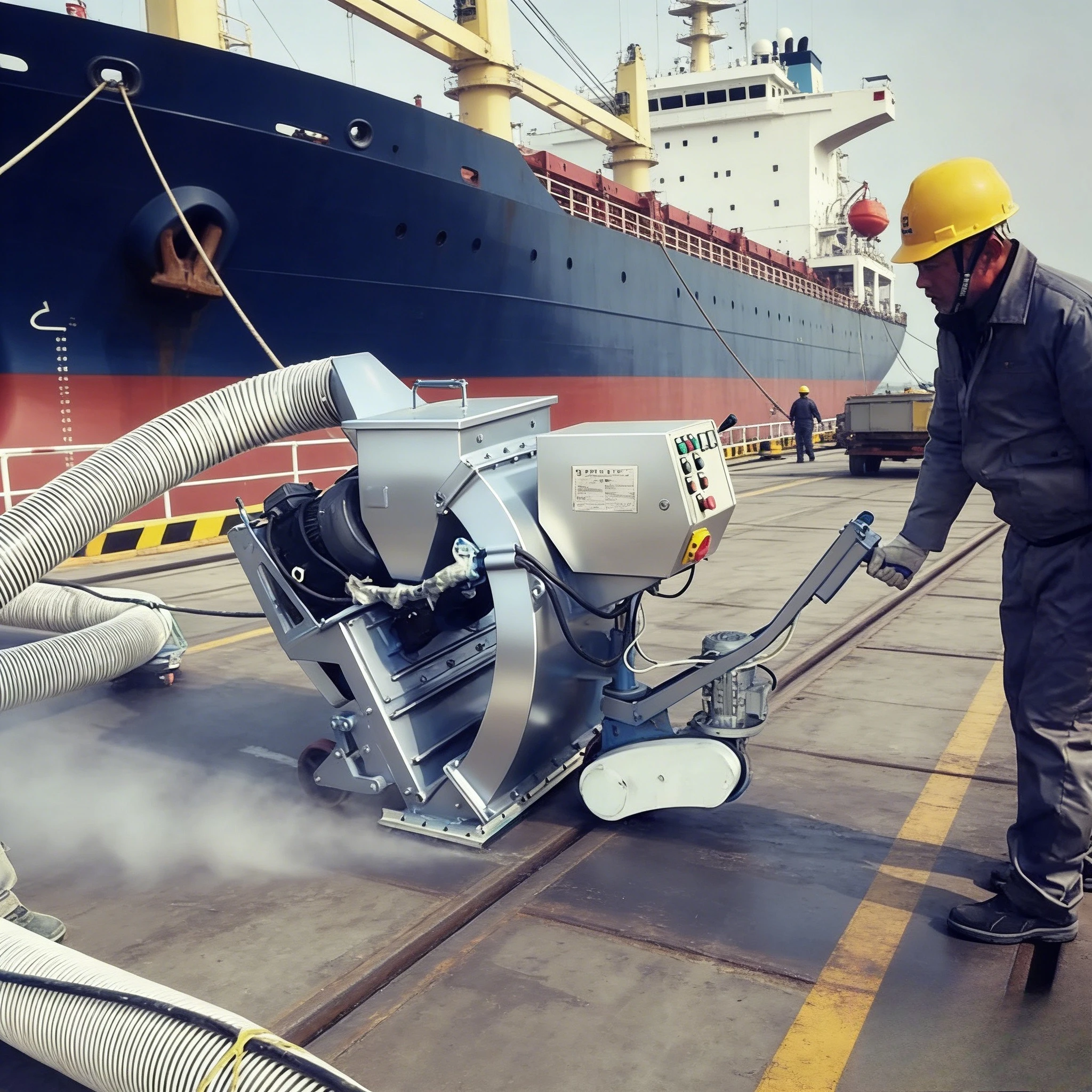 Hand Pushed Concrete Shot Blasting Machine  Large Road Surface Shot Blasting Shaping Machine Special Equipment for Road Cleaning