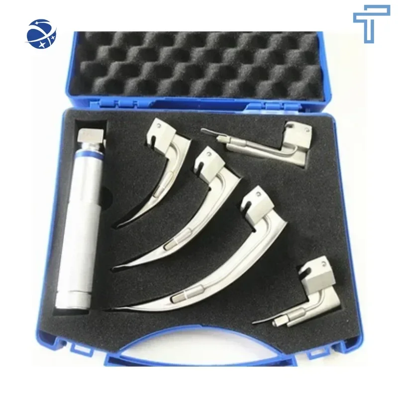 

Original brand new！Lamp laryngoscope sets infant and adult reusable laryngoscope blad·es spare lamp economic and cheap laryngosc