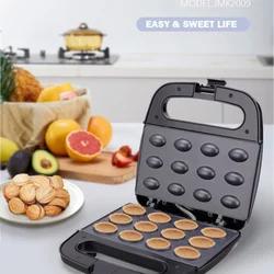 Houselin Walnut Cookie Mold Maker, 1000W 12-wells Non Stick Cookies Pastry Electric Walnut Cake Maker, Mini Nut Maker