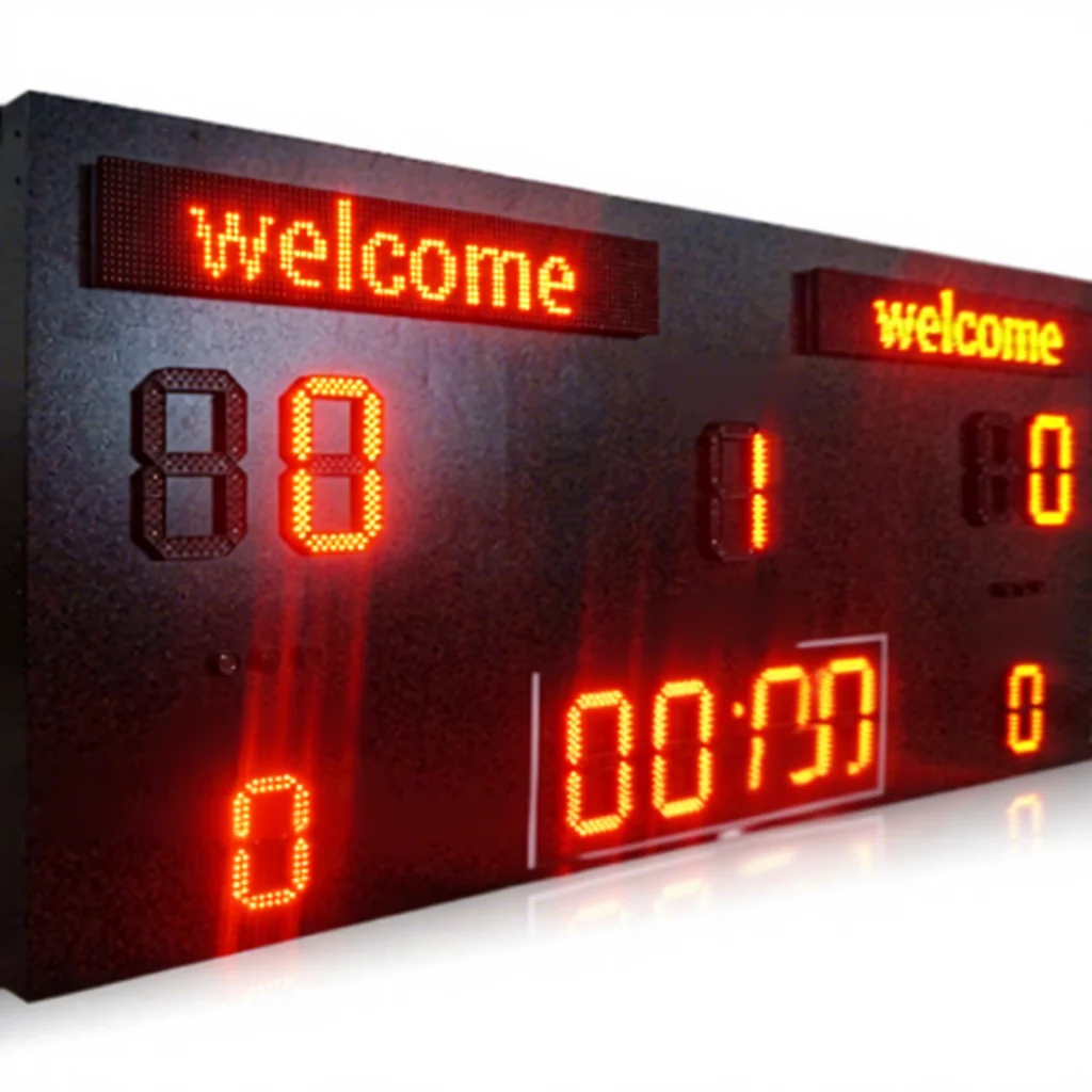 Digital Outdoor Programmable Team Name Soccer Scoreboard LED Digital Football Scoreboard Sport Scoreboard