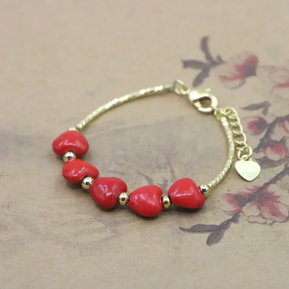 New Lovely Bracelet Baby Girls Lobster Clasp Natural Stone Bead Accessories Girls Yoga Christmas Wedding Gift Jewelry Fashion