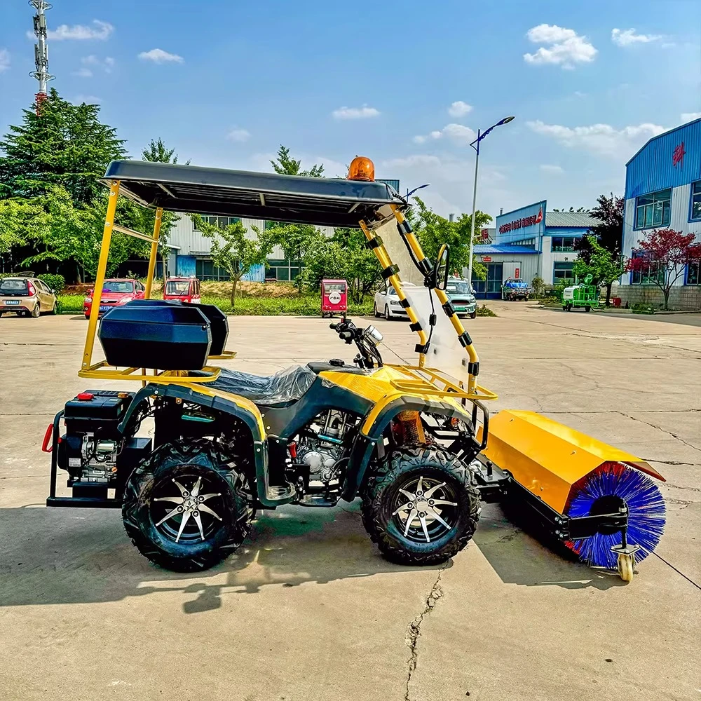 High Efficiency Engine Four-wheel Crawler Snow Blower for Winter Mounted Snow Sweepers