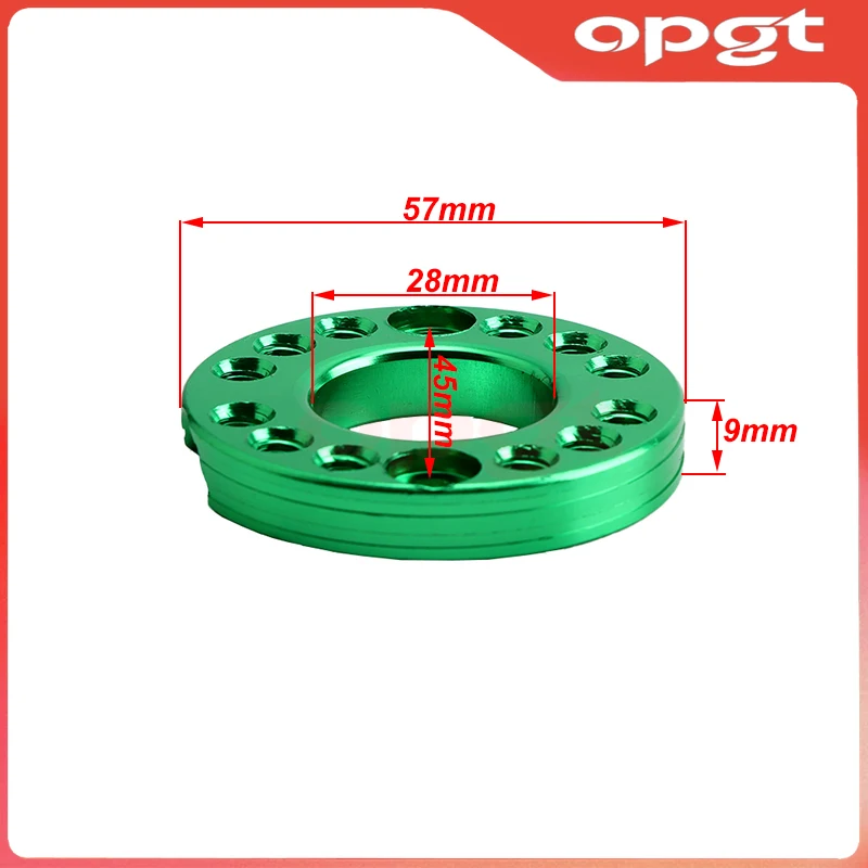 

OPGT мотоцикл 28 мм красочный карбюратор с ЧПУ карбюратор впускной коллектор вращающаяся пластина адаптер для пит-байков багги
